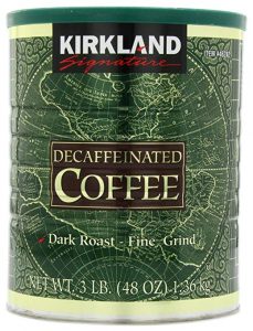 Kirkland Signature Dark Rost Fine Grind Decaf Arabica Coffee