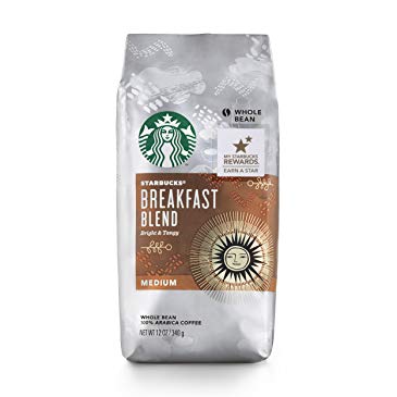 Starbucks Breakfast Blend coffee beans