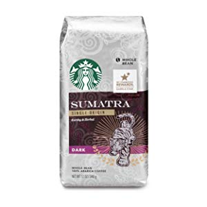 Starbucks Sumatra Dark Roast Coffee Beans